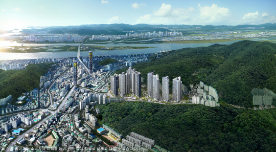 더샵 당리센트리체 광역조감도